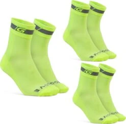 GripGrab 3-Pack Regular Cut Hi-Vis Sokken