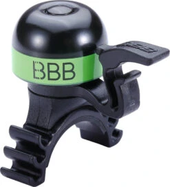 BBB Cycling BBB-16 Mini Fietsbel -Fietsbenodigdheden Winkel bbb 16 minifit green 2905051608 noshadow