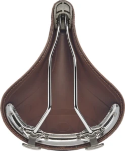 Bontrager Electra Classic Faux Leather Fietszadel -Fietsbenodigdheden Winkel electra classic faux leather fietszadel brown underneath 2 2