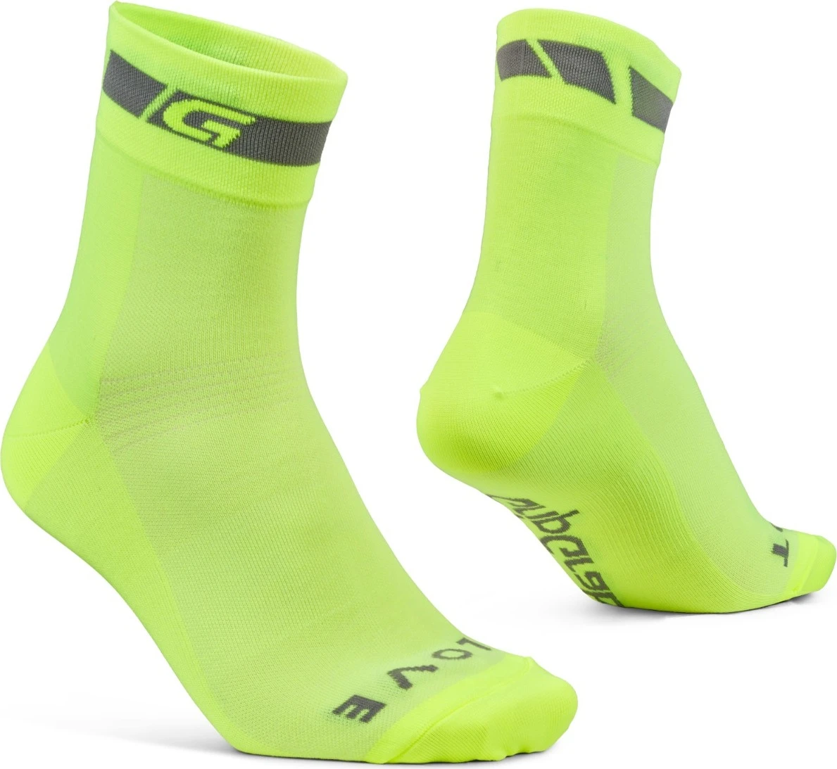 GripGrab Regular Cut Hi-Vis Sokken 1 GripGrab Regular Cut Hi-Vis Sokken