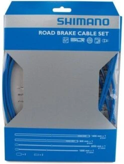 Shimano Rem Kabelset Race Sil-Tec Coating -Fietsbenodigdheden Winkel shimano road brake kabelset blauw