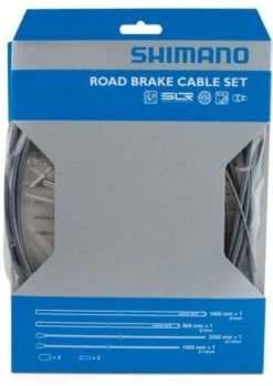 Shimano Rem Kabelset Race Sil-Tec Coating -Fietsbenodigdheden Winkel shimano road brake kabelset grijs