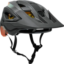 Fox Speedframe Vnish MTB Helm -Fietsbenodigdheden Winkel zwart oranje 1